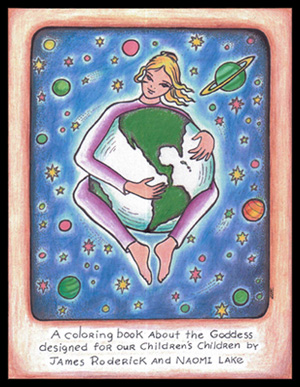 Back cover of I AM the Goddess coloring book